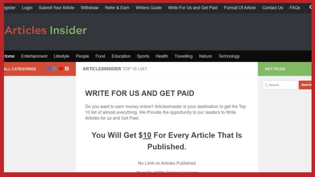 Articles Insider Review